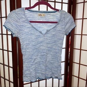 Hollister / Medium / Light blue & whiteish